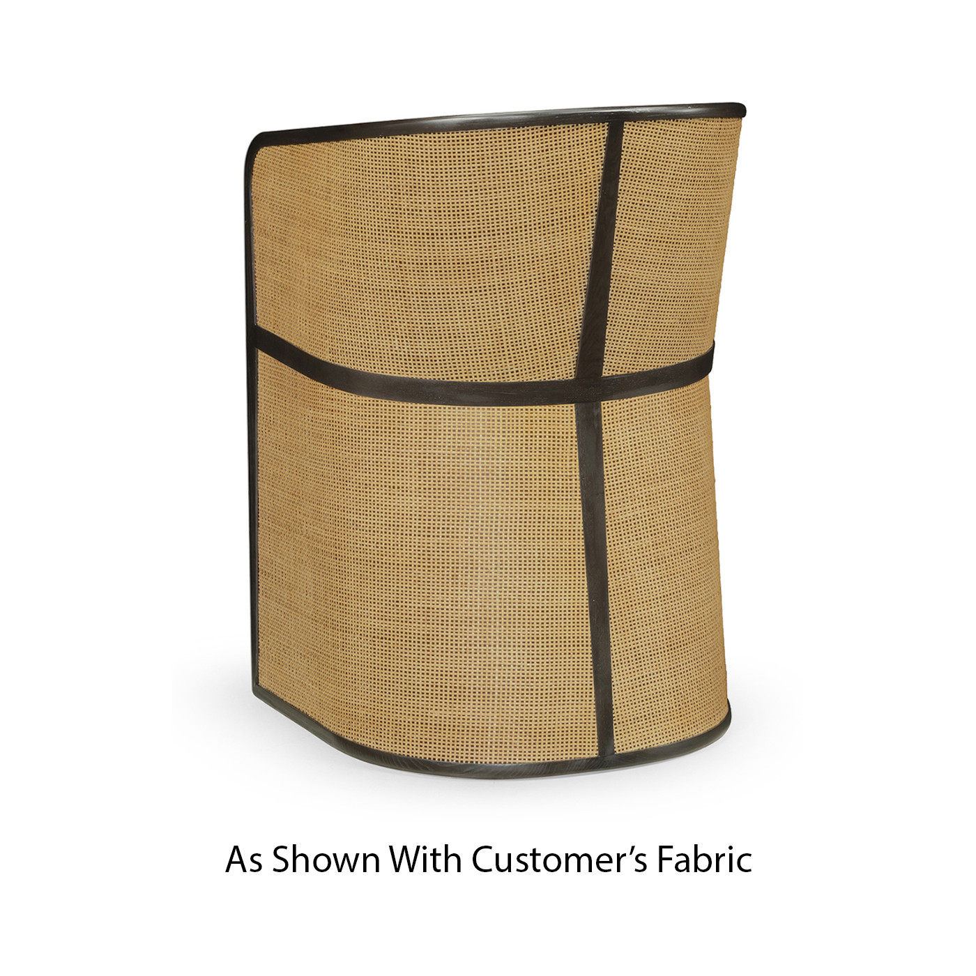 Dark Brown Ash Tub Counter Stool