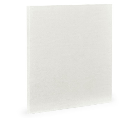 Small Ivory & Crackle Ceramic Lacquered Hanging Wall Panel