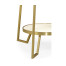 Round Ivory Crackle Ceramic Laquered Lamp Table