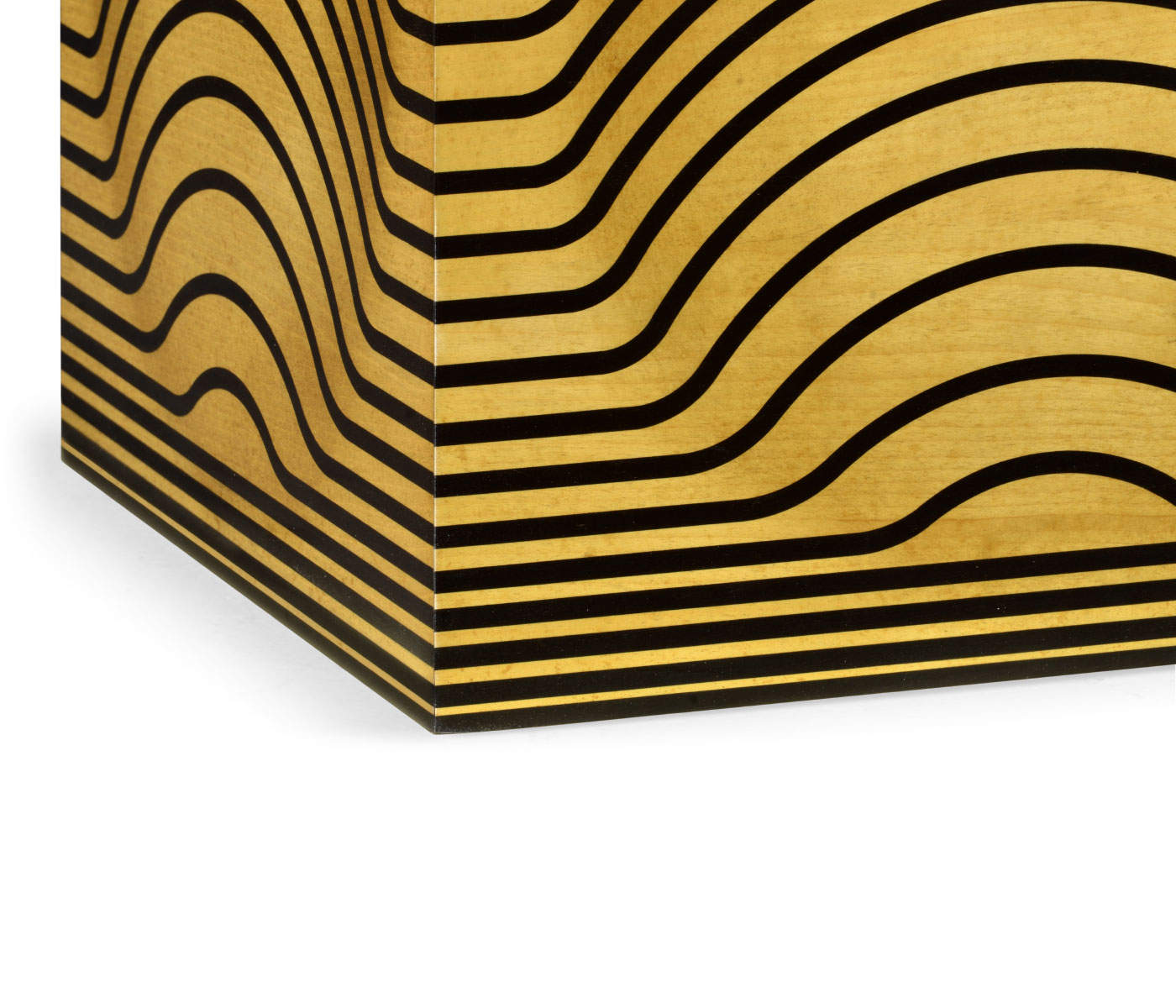 Op Art Bright Satinwood Cube