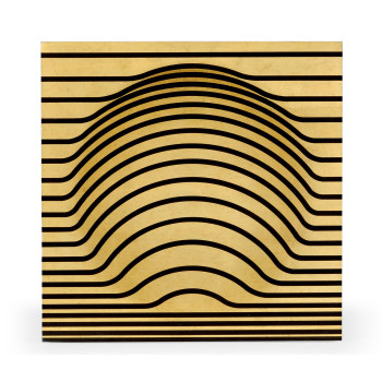 Op Art Bright Satinwood Cube