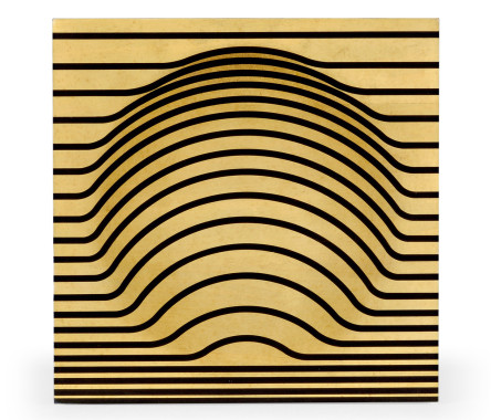 Op Art Bright Satinwood Cube