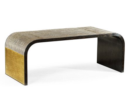 Fusion Etched Brass Cocktail Table