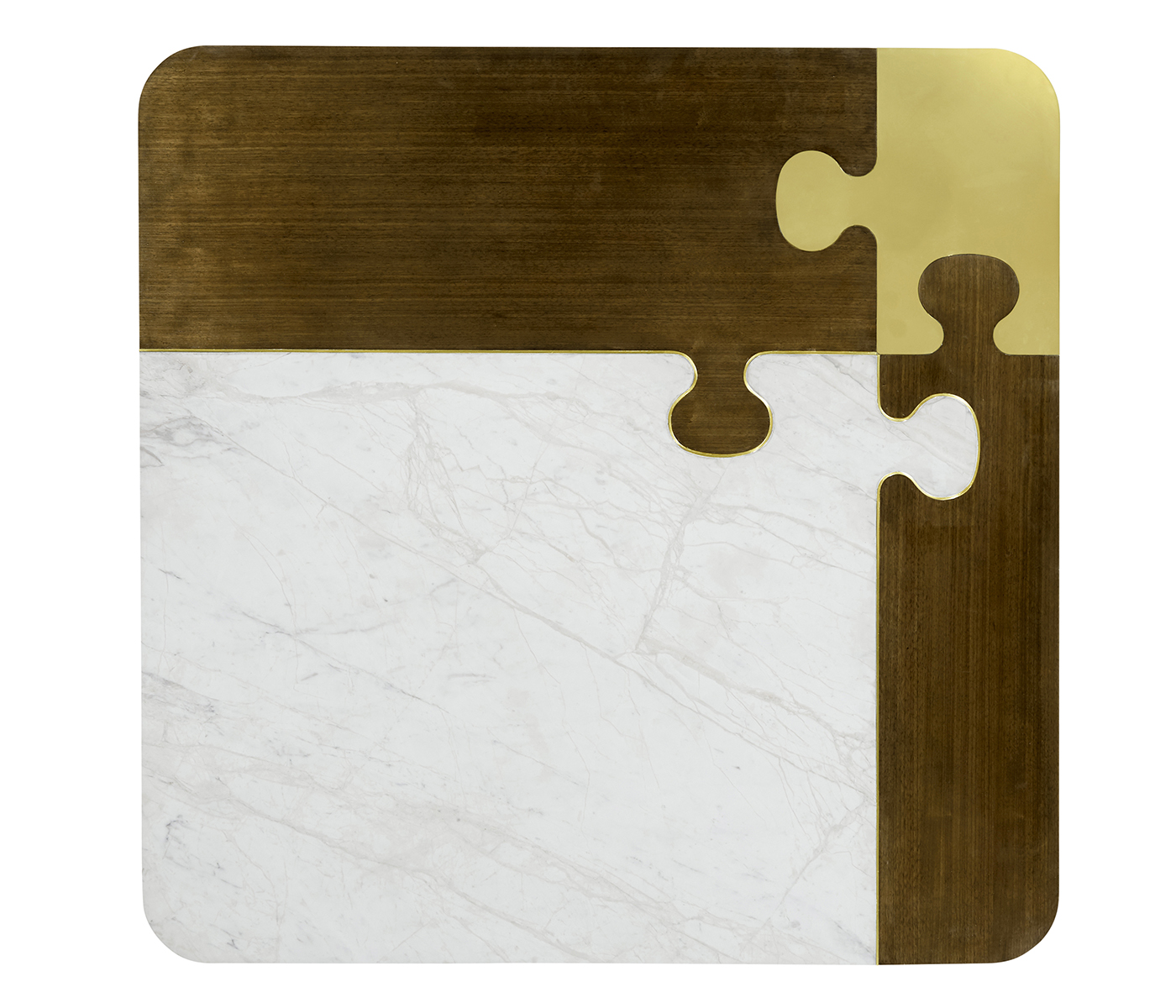 Fusion Marble Puzzle Cocktail Table