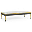 Fusion Rectangular Oak & Marble Cocktail Table