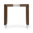 Campaign Style Dark Santos Rosewood Sliding Nesting Tables