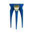 Trefoil Royal Blue & Gold Cut-Out Occasional Table