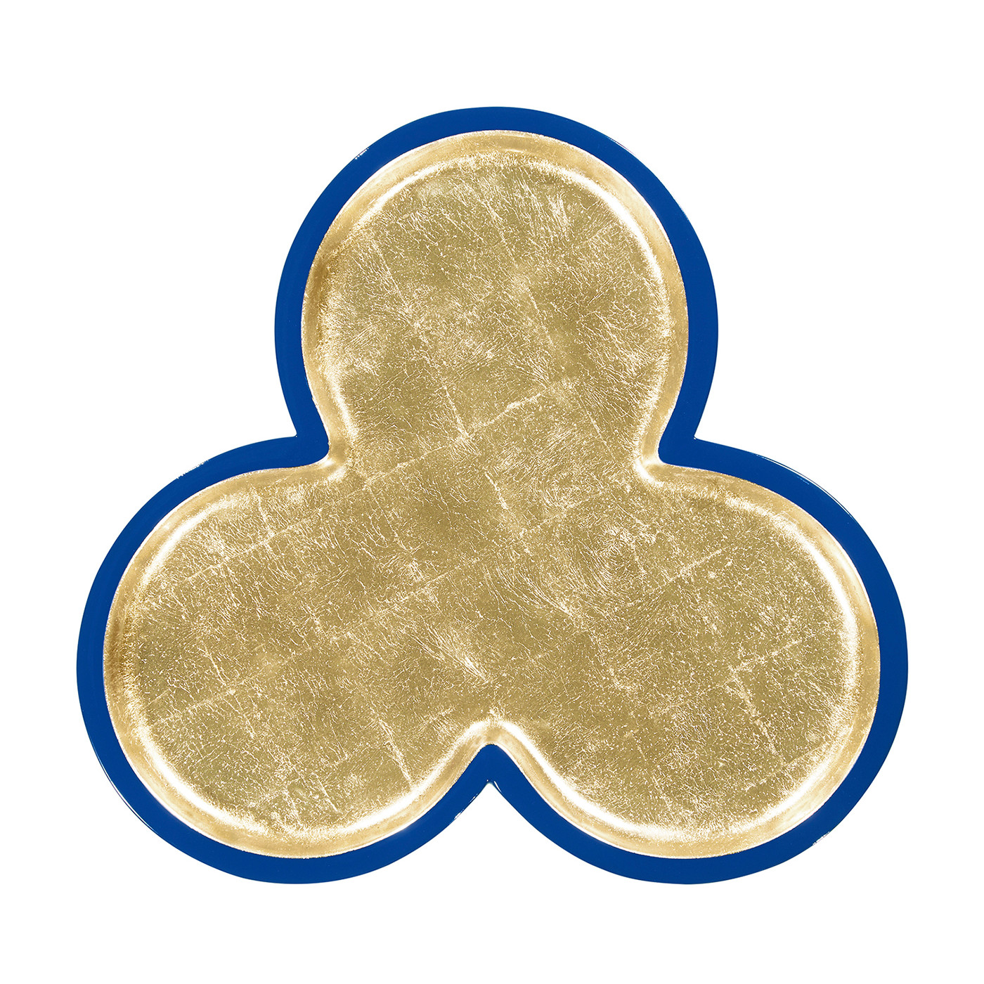 Trefoil Royal Blue & Gold Cut-Out Occasional Table