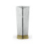 Fusion White & Black Marble End Table Fusion White & Black Marble End Table