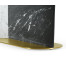 Fusion White & Black Marble End Table Fusion White & Black Marble End Table