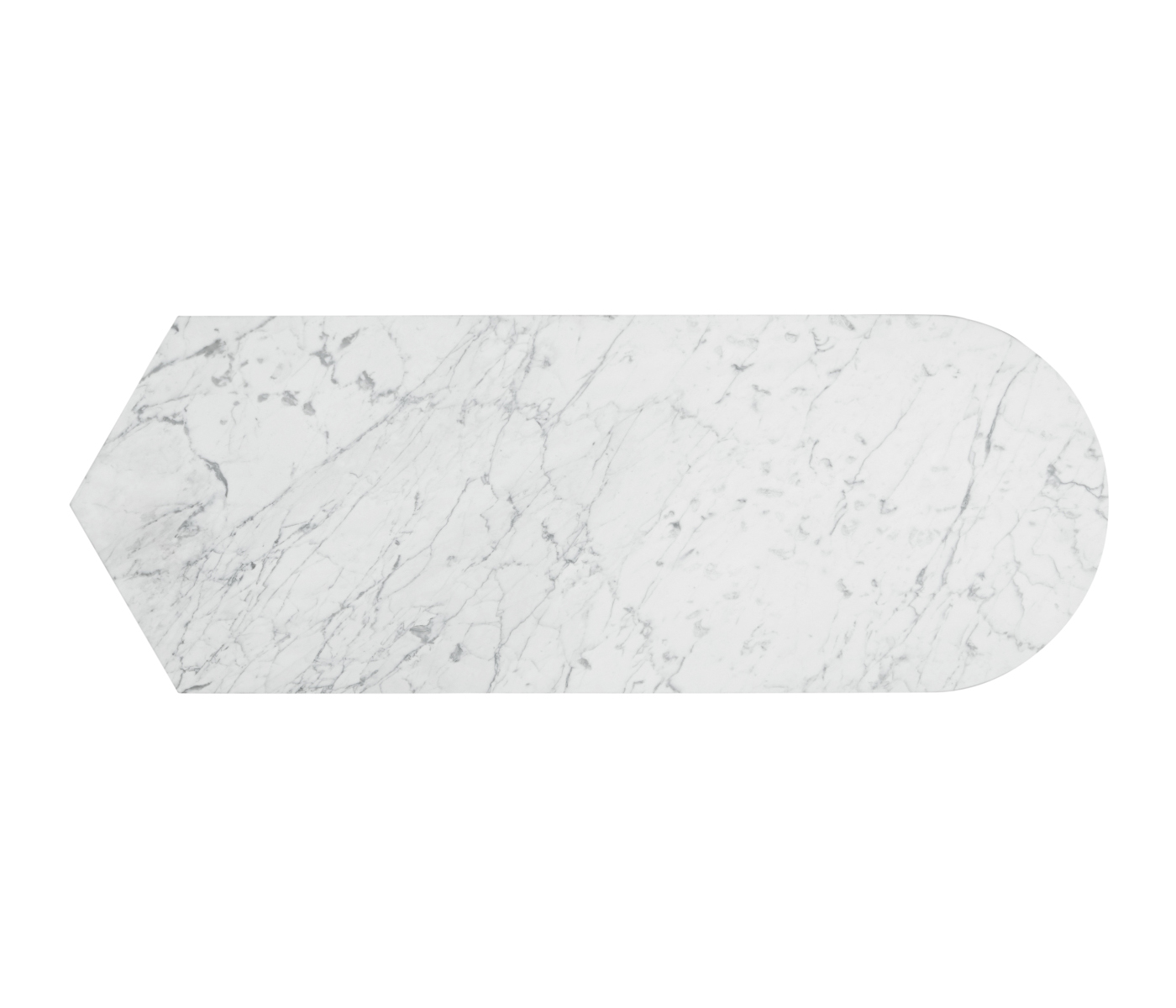 Fusion White & Black Marble End Table Fusion White & Black Marble End Table