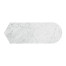 Fusion White & Black Marble End Table Fusion White & Black Marble End Table