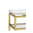 Fusion Low Bronze & Brass Console
