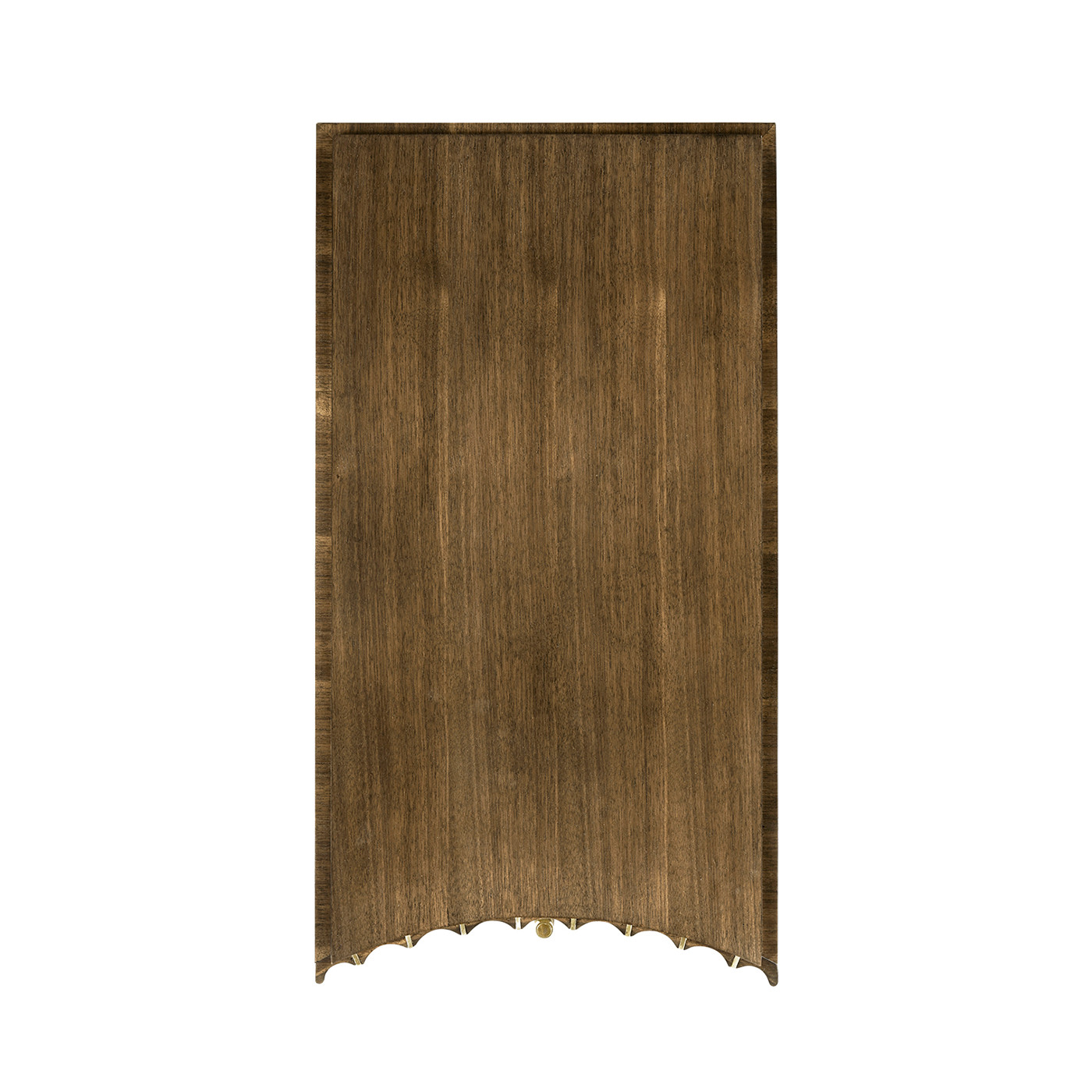 Rectangular Autumn Walnut Reeded End Table