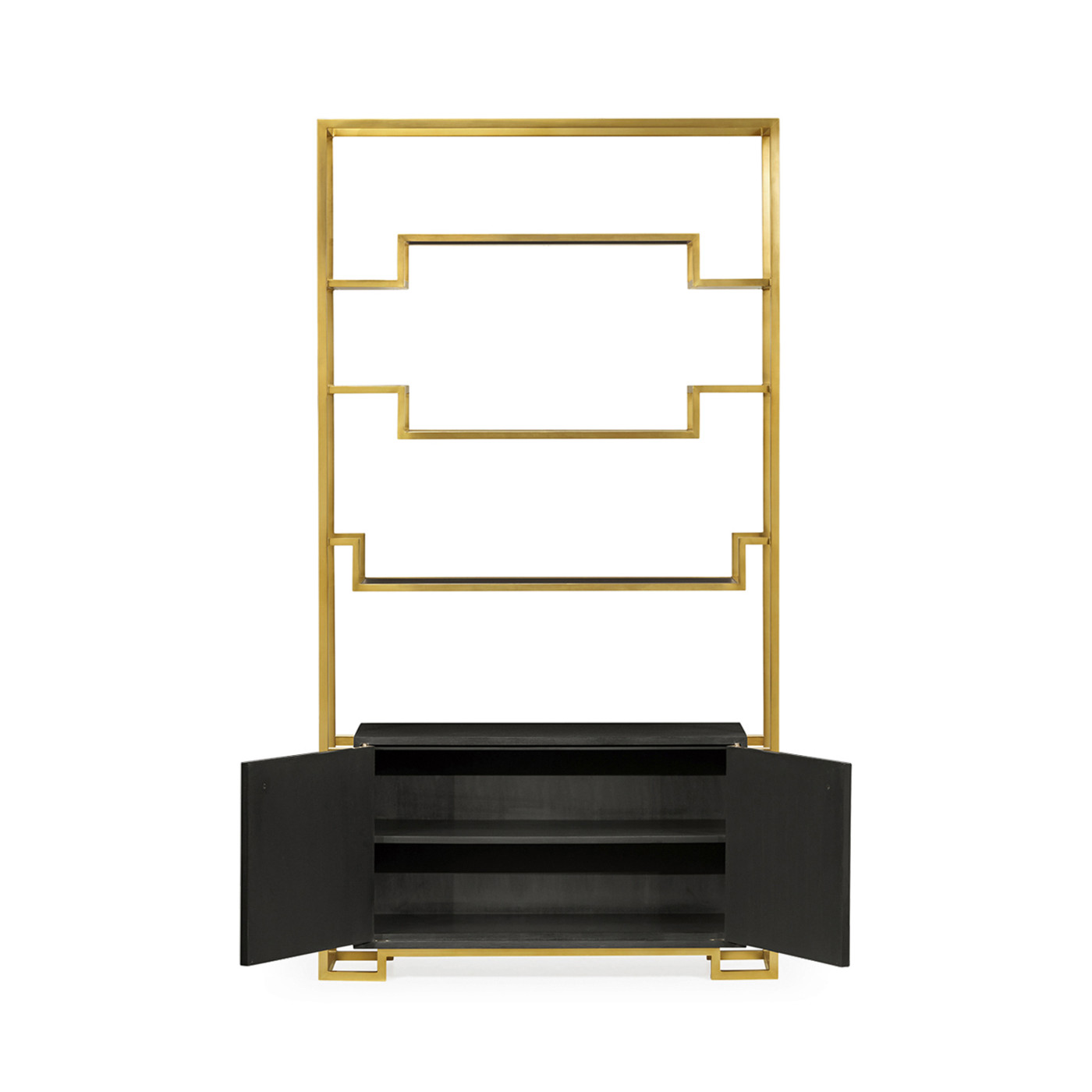 Fusion Étagère with Marble Doors