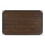 Campaign Style Dark Santos Rosewood Bedside Cabinet