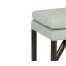 Campaign Style Charcoal Bench