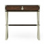 Campaign Style Dark Santos Rosewood Flip-Top Desk