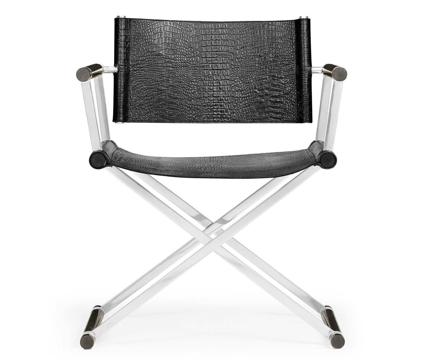 Campaign Style Charcoal Directors Chair