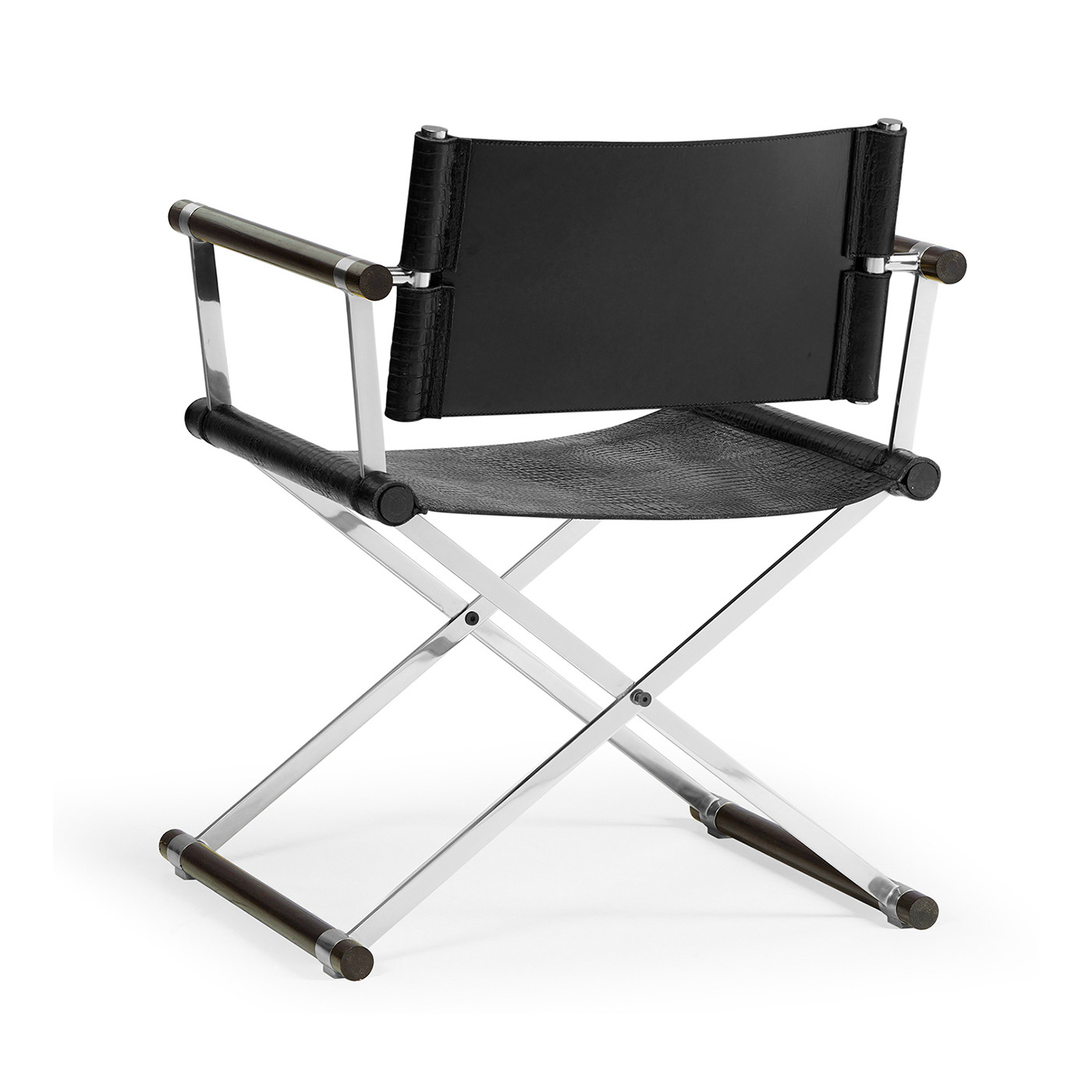 Campaign Style Charcoal Directors Chair