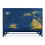 Chinoiserie Style Antique Royal Blue Chest of Drawers