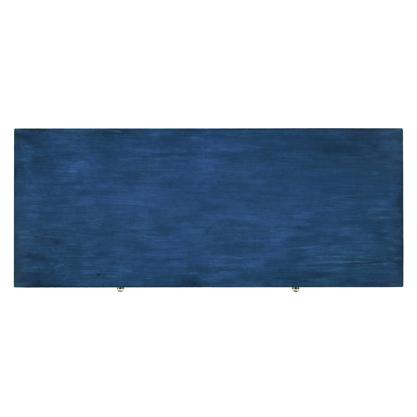 Chinoiserie Style Antique Royal Blue Chest of Drawers