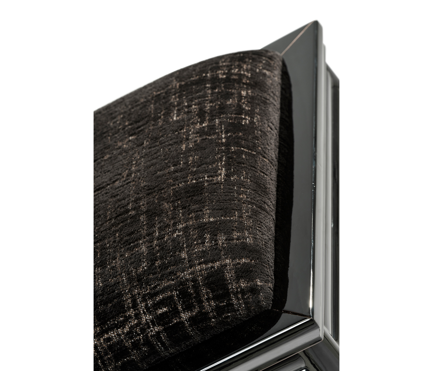 Fusion Black Gloss Dining Side Chair