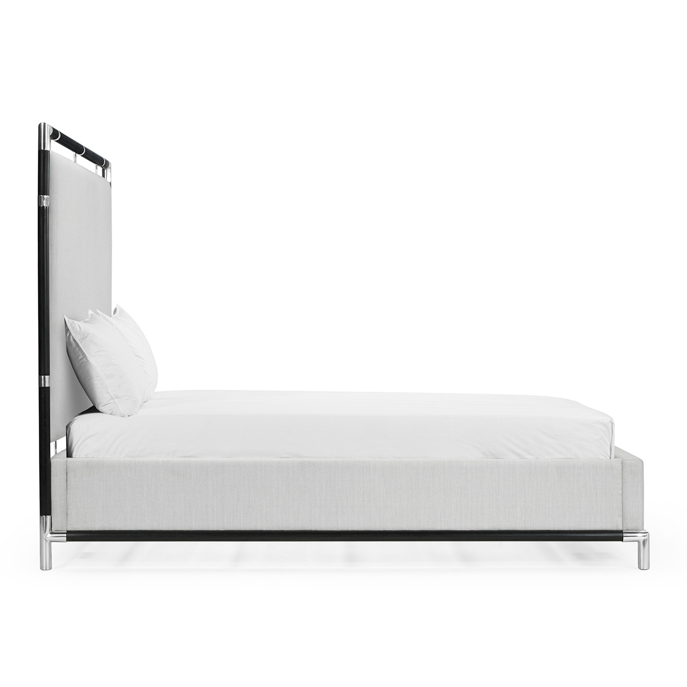 Campaign Style Ebonised Oak Cali King Bed