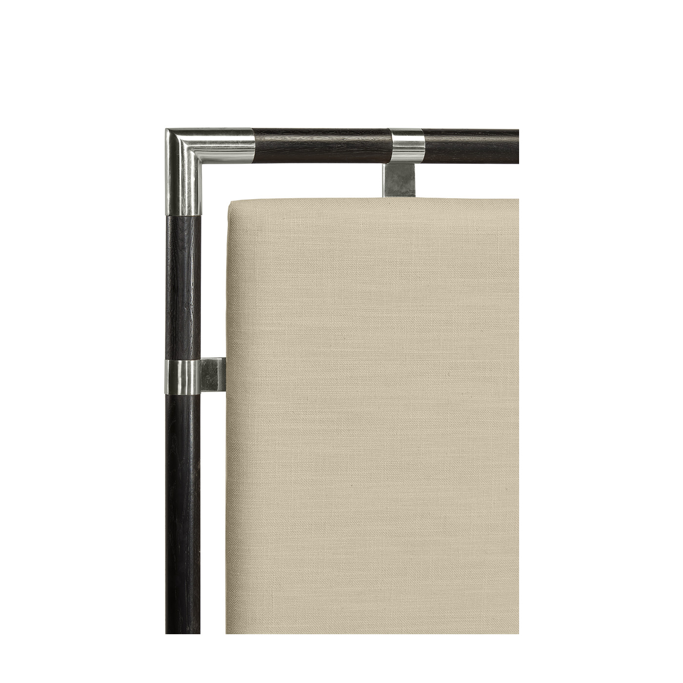 Campaign Style Ebonised Oak UK King Bed