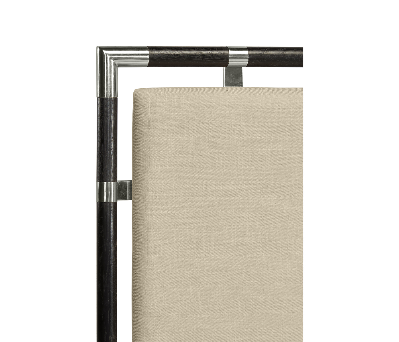 Campaign Style Ebonised Oak US King Bed