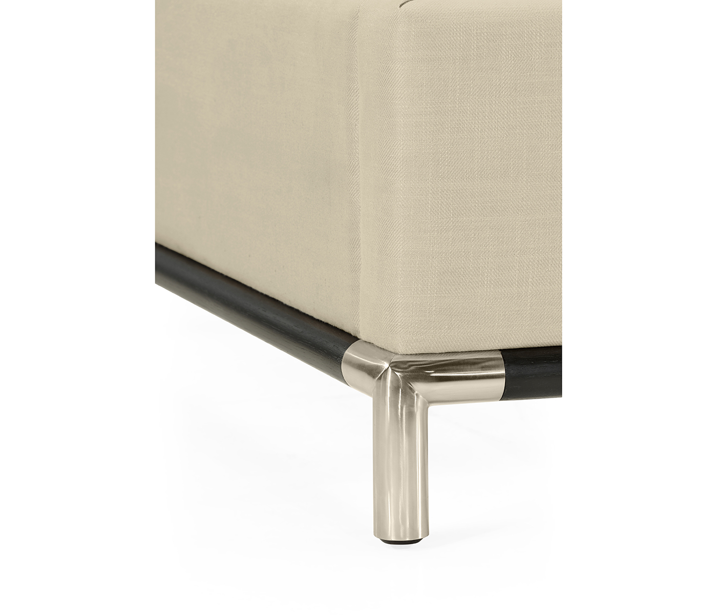 Campaign Style Ebonised Oak US King Bed