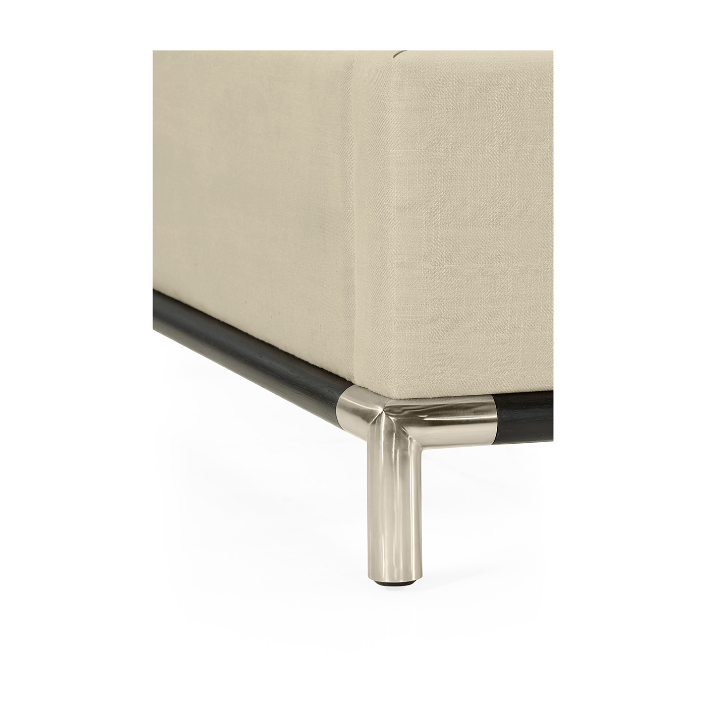 Campaign Style Ebonised Oak US King Bed