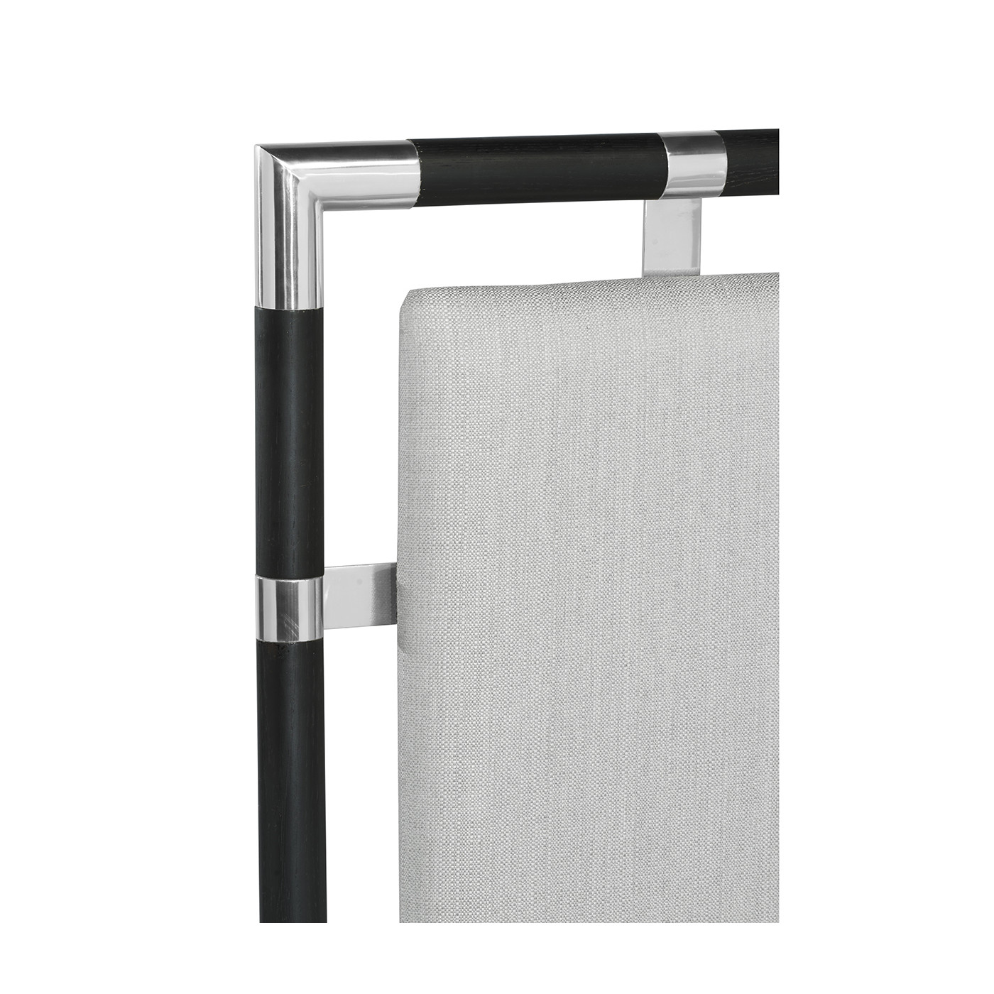 Campaign Style Ebonised Oak US King Bed