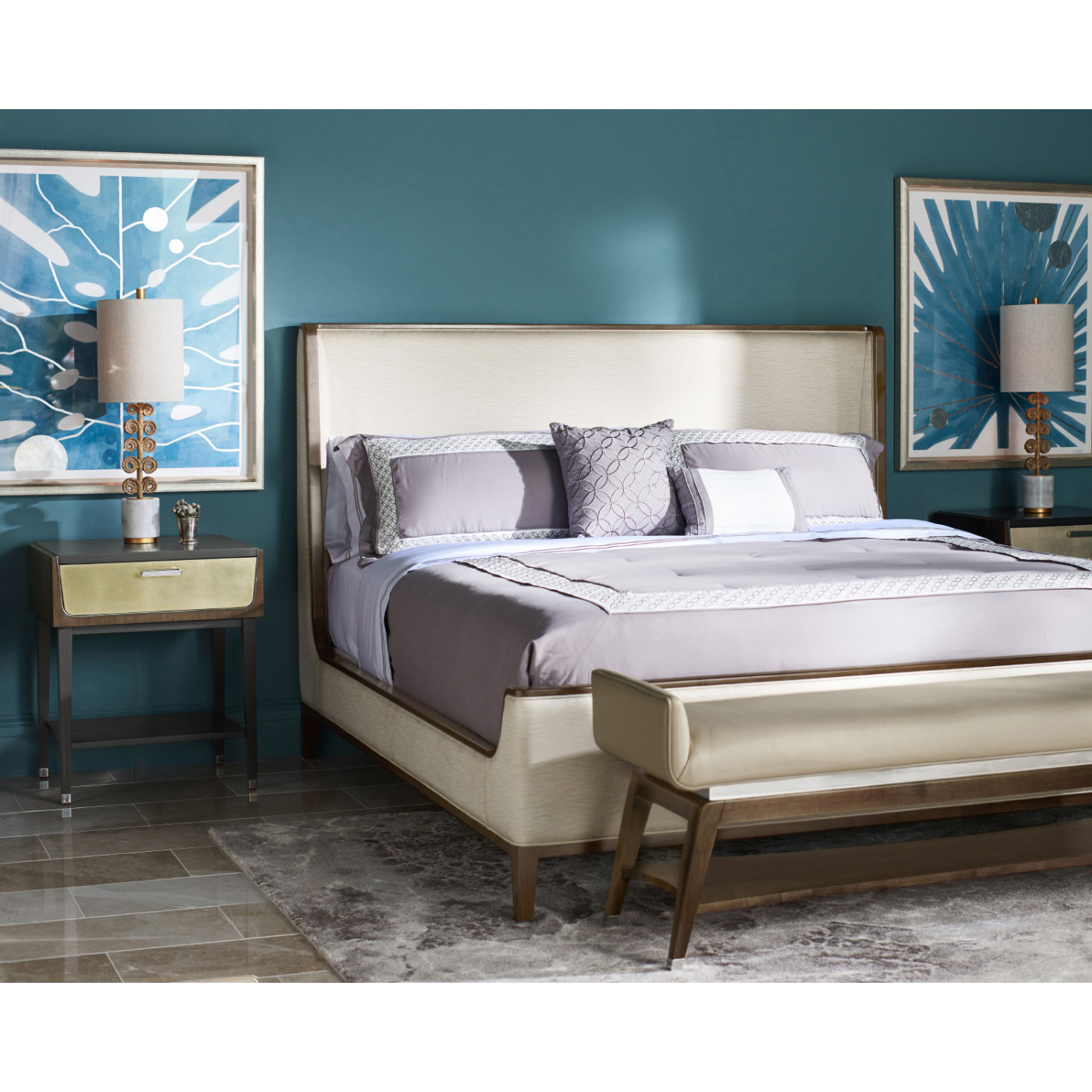 Gatsby Contemporary Cali King Bed