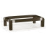 Bevelled Dark Grey Walnut Coffee Table
