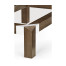 Bevelled Dark Grey Walnut Coffee Table
