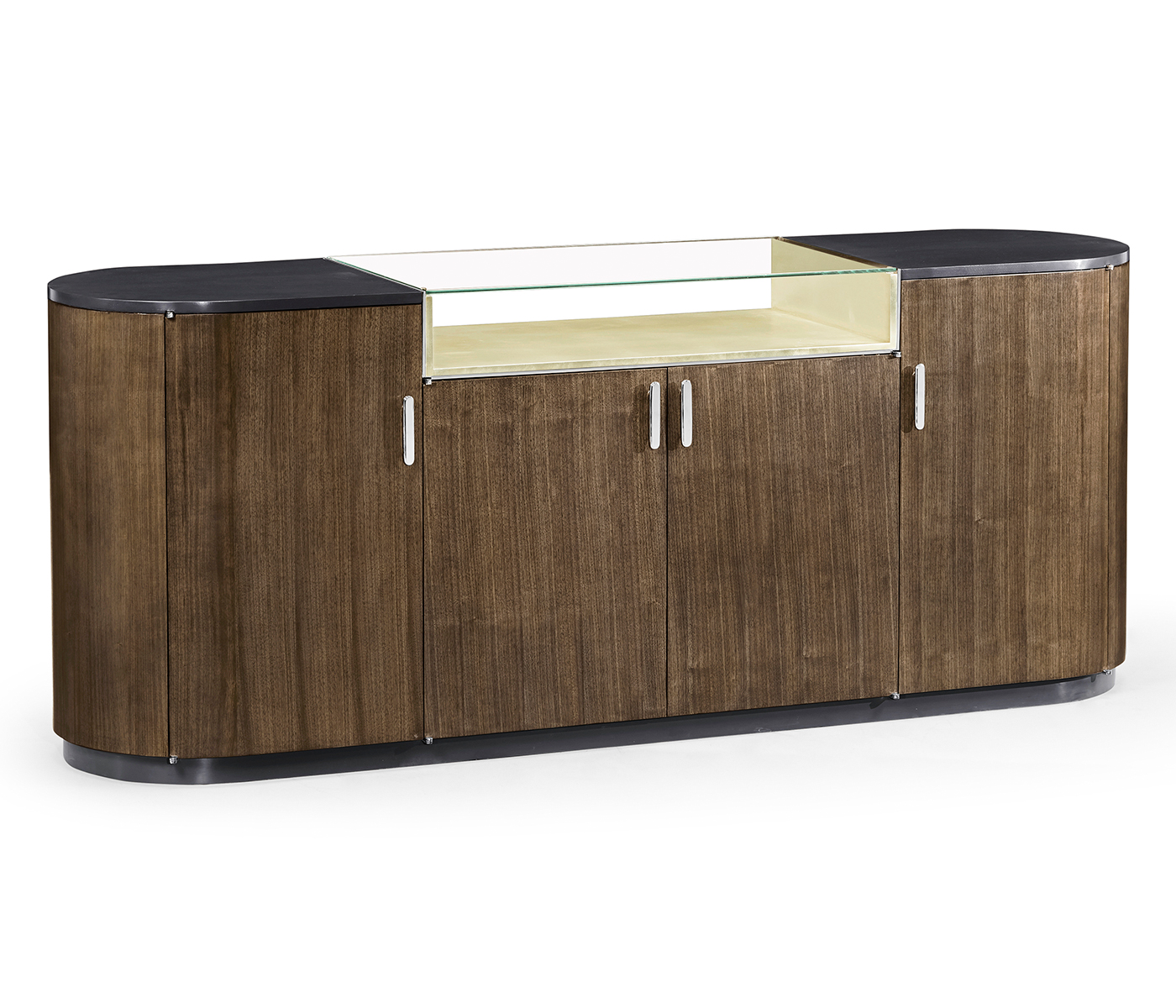 Dark Grey Walnut Sideboard