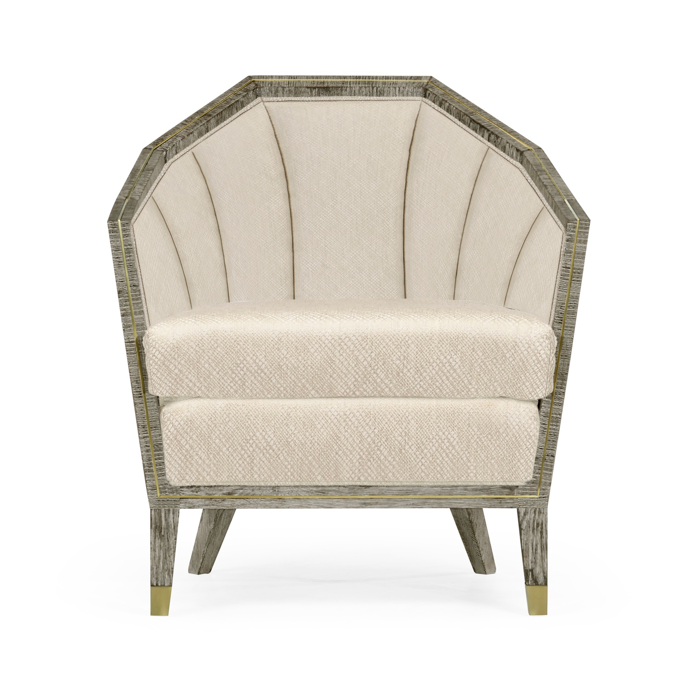 Geometric Dark Oak Chair