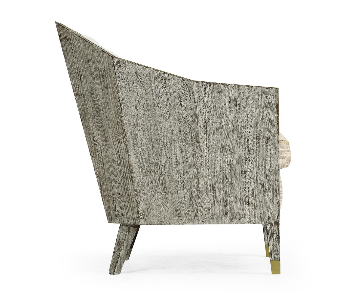 Geometric Dark Oak Chair
