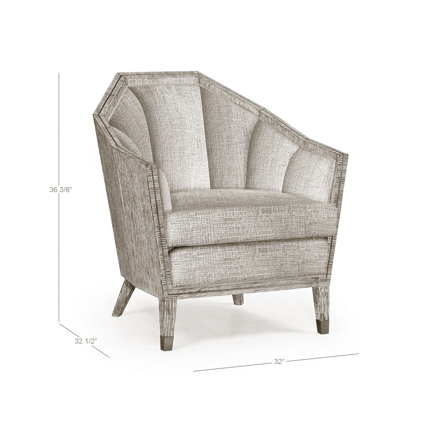 Geometric Light Oak Chair