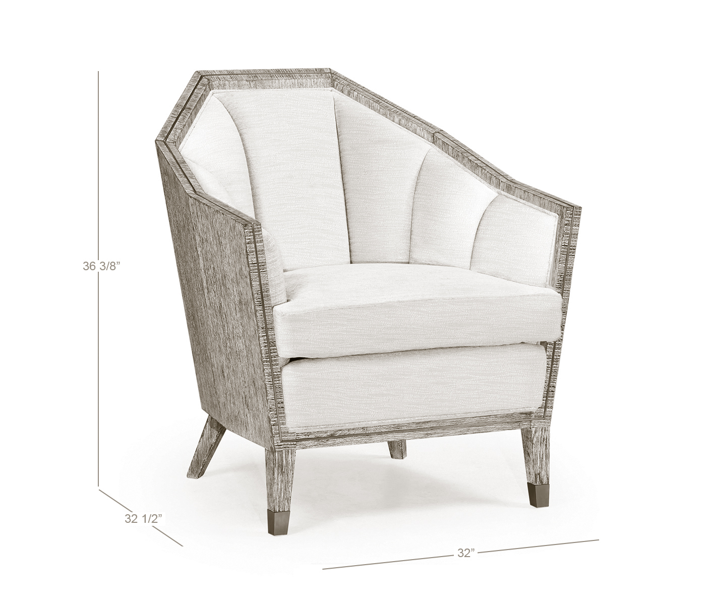 Geometric Light Oak Chair