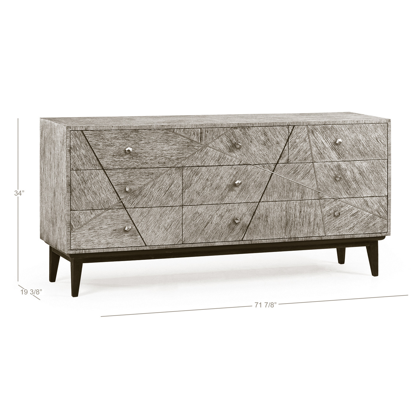 Geometric Casual Transitional Dresser