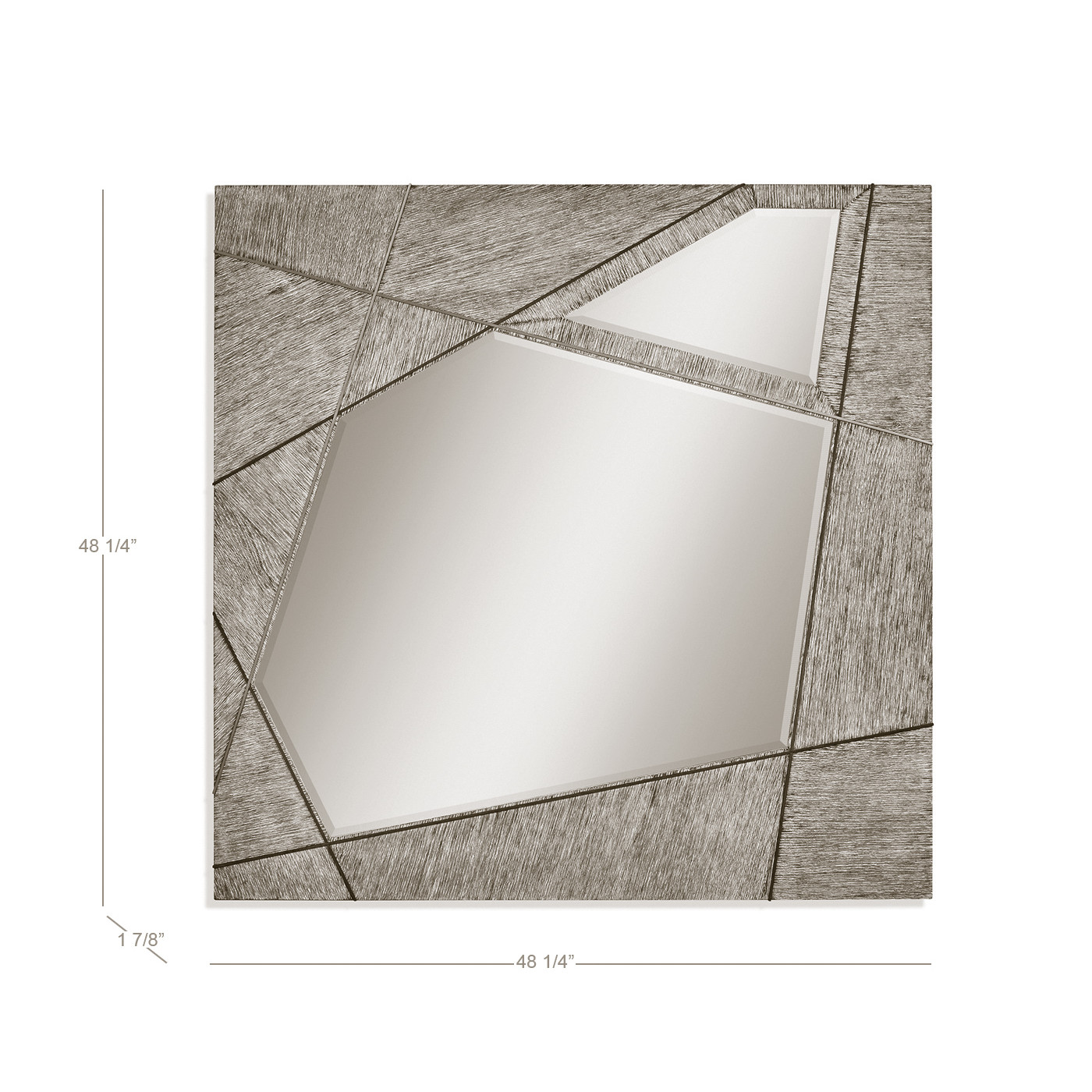 Geometric Square Wall Mirror