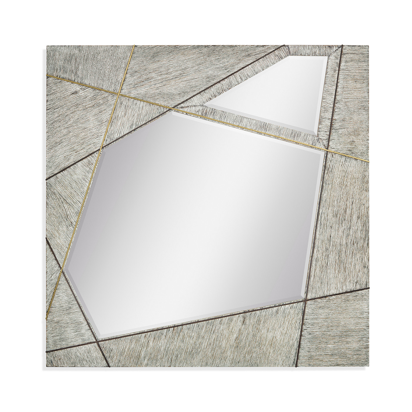 Geometric Square Wall Mirror