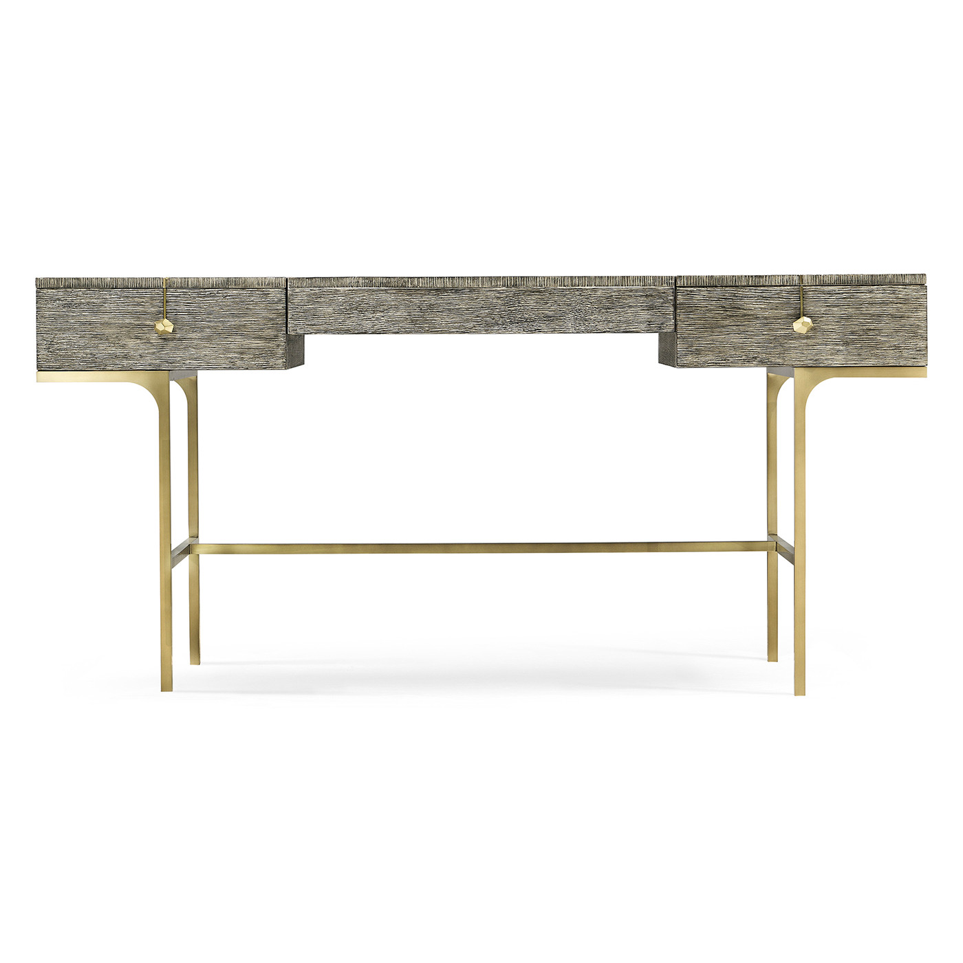 Geometric Dark French Oak Vanity