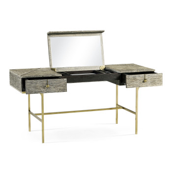 Geometric Dark French Oak Vanity