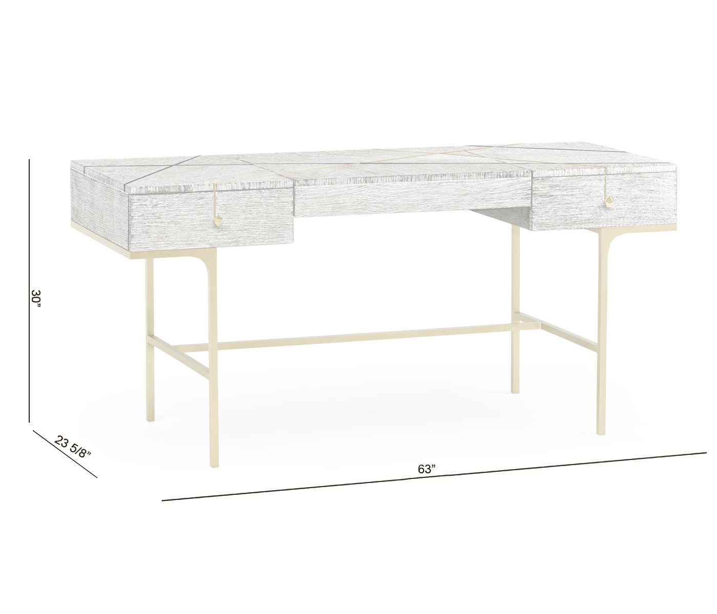Geometric Light French Oak Vanity