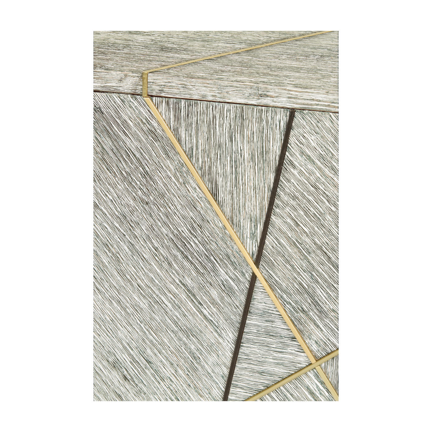 Geometric Accent Cabinet