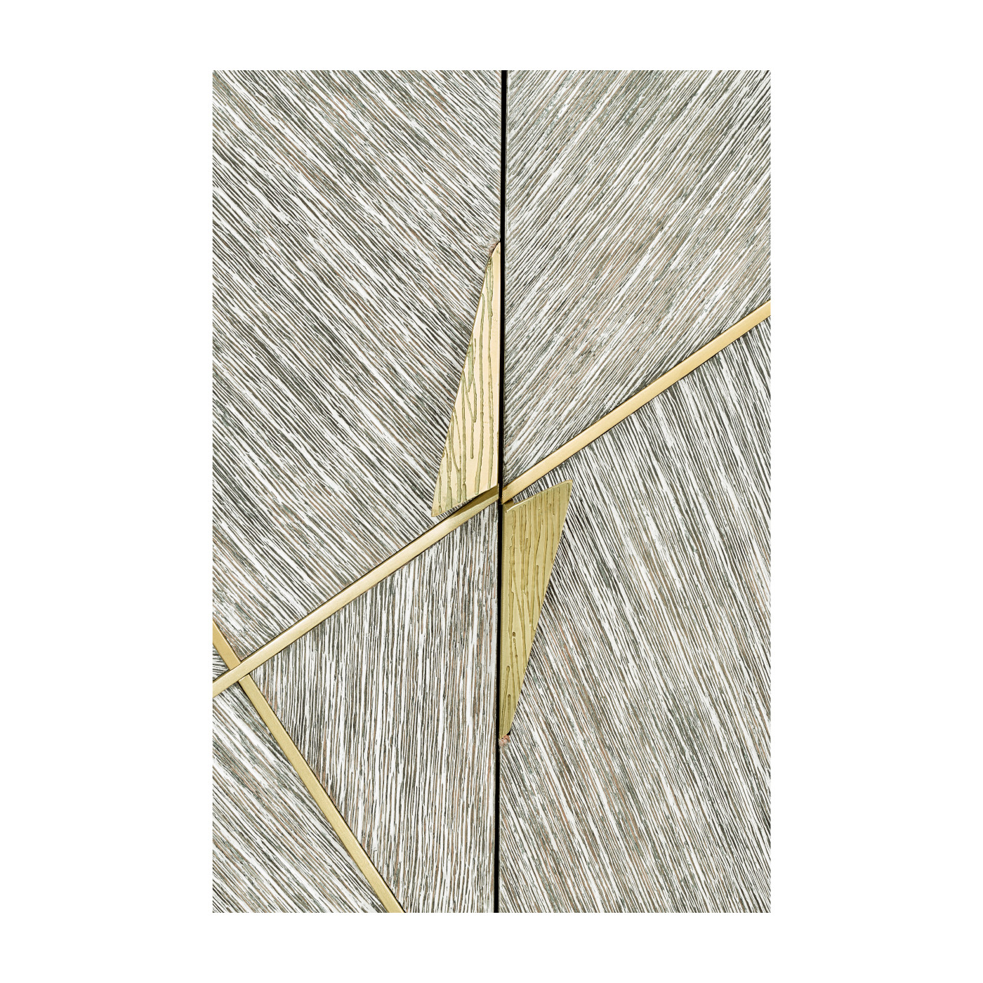 Geometric Accent Cabinet