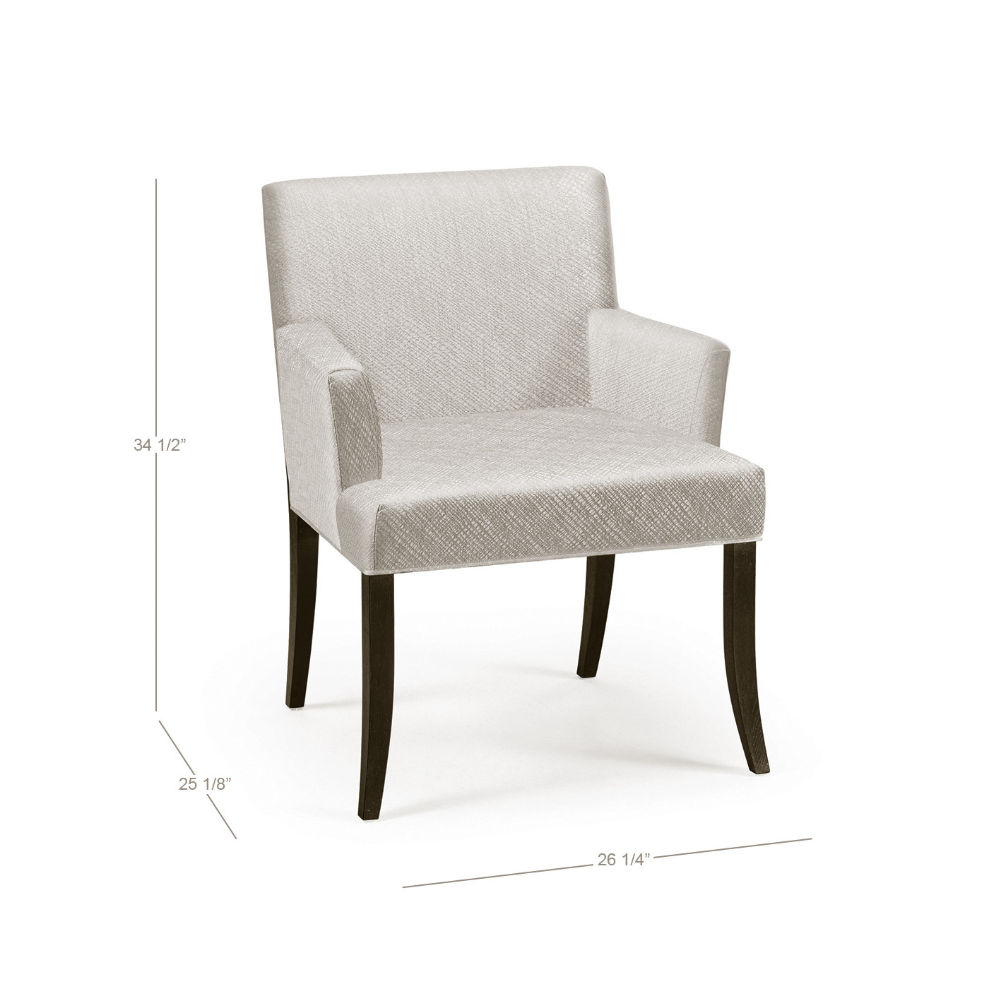 Geometric Dining Arm Chair